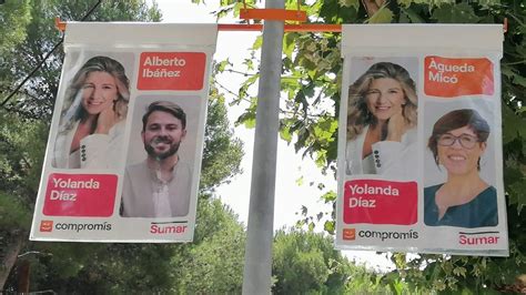 Comprom S Sumar Cuelga En Vila Real Los Carteles Con Los Candidatos De