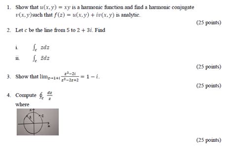 Solved Show That U X Y Xy Is A Harmonic Function And Chegg