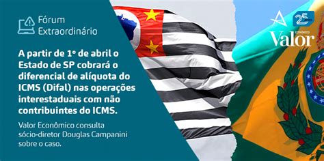 A partir de 1º de abril o Estado de São Paulo cobrará o diferencial de