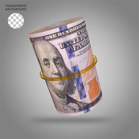 Premium Psd Dollar Roll Isolated D Rendered Illustration