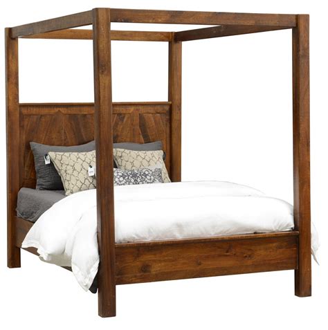 Kosas California King Wood Canopy Bed | Zin Home