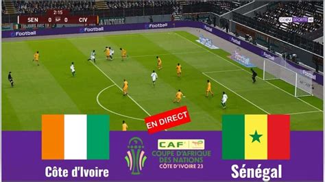 Simulation Gameplay PC Sénégal vs Côte d Ivoire CAN 2023