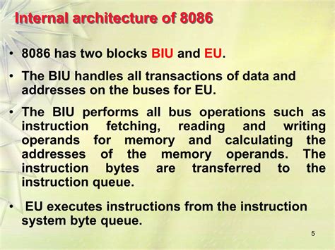 8086 Microprocessor Architecture Ppt