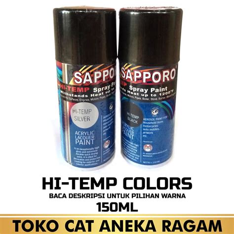 Jual Sapporo Spray Hi Temp Colors 150 Ml Cat Spray Semprot Aerosol