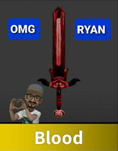 Roblox Murder Mystery 2 BLOOD MM2 godly knives and guns | eBay