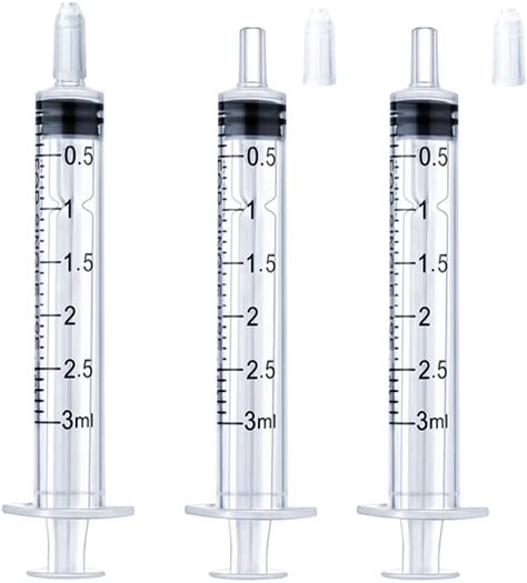 10ml Oral Syringe With Cap 100 Pack Oral Dispenser