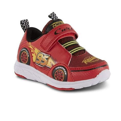 Disney Toddler Boys' Cars Lightning McQueen Sneaker/Athletic Shoe Light ...