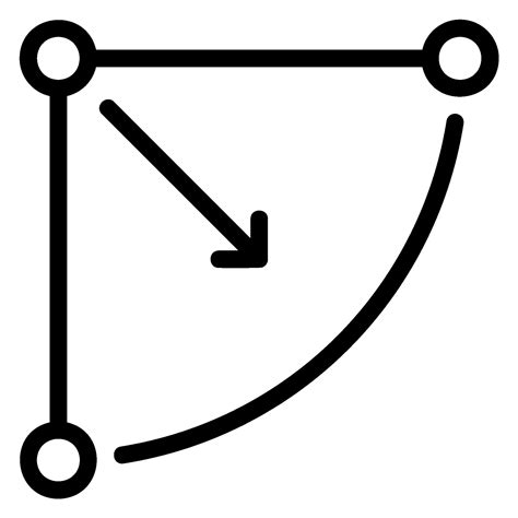 radius  icon  vector art  vecteezy