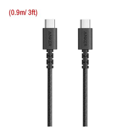 Anker Powerline Select USB C To USB C Cable 0 9m 3ft Black