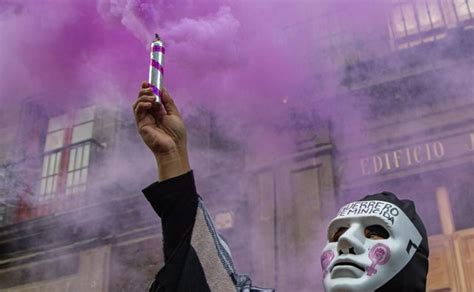 As Fue Protesta Feminista En El Z Calo Cdmx Contra Salgado Macedonio