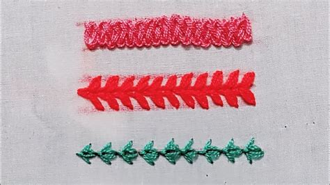 Basic Embroidery Stitches For Beginners Youtube