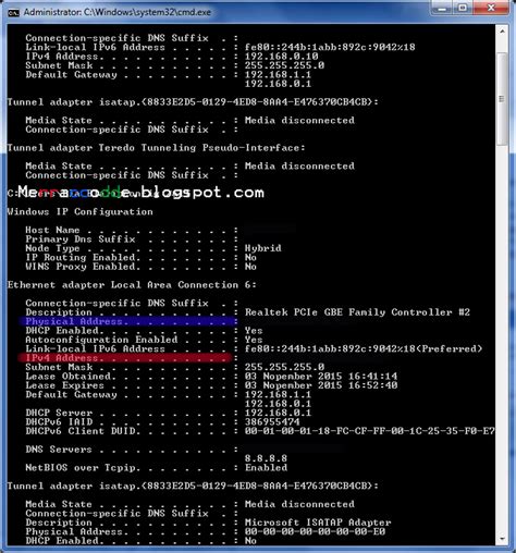 Cara Mengetahui Ip Address Dan Mac Address Di Komputer Kita Project Baru