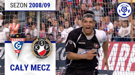 1 2 Górnik Zabrze Polonia Warszawa CAŁY MECZ Ekstraklasa 2008