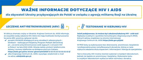 Materiały ulotki o tematyce HIV AIDS opracowane przez Krajowe Centrum