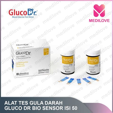 Jual Strip Gluco DR Gula Darah Strip Gluco Dr Biosensor Gluco Dr