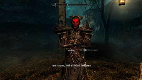 Skyrim Sanguine The Daedric Prince Of Debauchery By Spartan22294 On