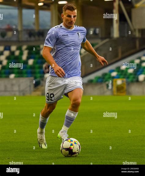 Pogoń Szczecin player Mateusz Łęgowski Linfield Vs Pogoń Szczecin