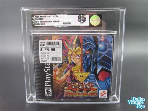 2002 Konami Playstation Disc Game Yu Gi Oh Forbidden Memories Black