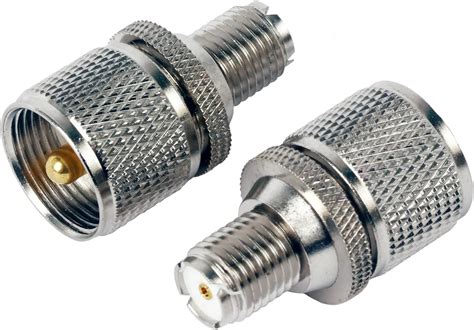 Amazon TLS Eagle 2Packs Mini UHF Female To PL259 Male Connector