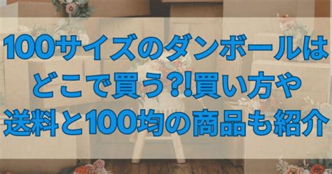 100サイズのダンボールはどこで買う100均ダイソーやセリアにはある お宝情報com