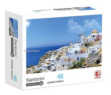 Rompecabezas Piezas Santorini Grecia Puzzle Hx