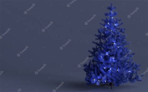 Premium Photo | Blue Christmas Tree