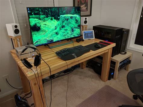 4k Battlestation With Weaksauce Cable Management Rbattlestations