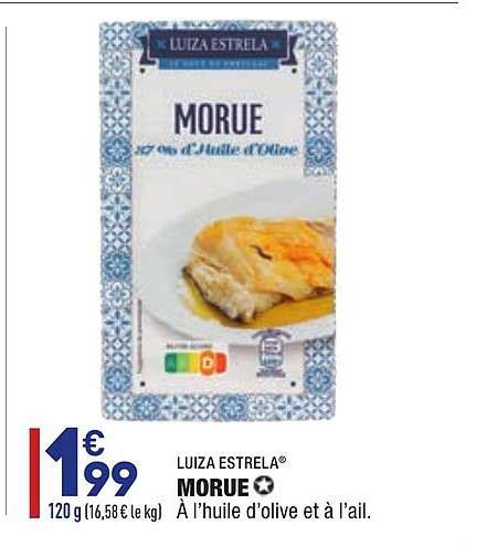 Promo Morue Luiza Estrela Chez Aldi ICatalogue Fr