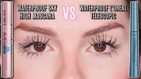 Waterproof Sky High Mascara Vs Waterproof L Oreal Telescopic Mascara