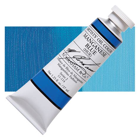 M Graham Artists Oil Color Manganese Blue Hue Ml Tube Utrecht