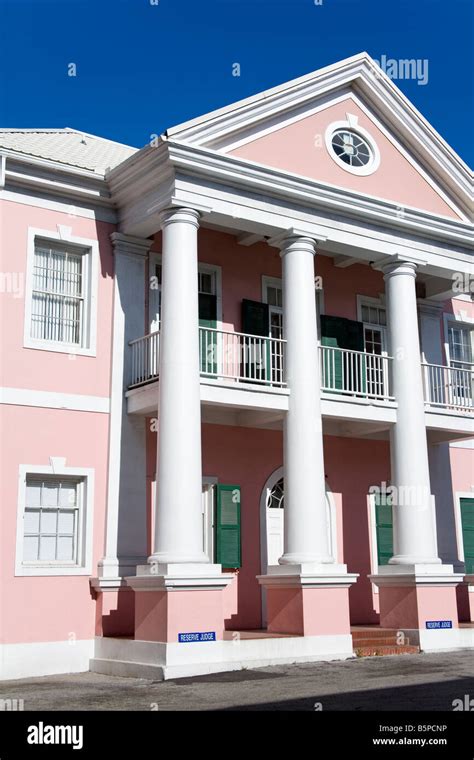 Parliament Building Nassau New Providence Island Bahamas Stock Photo ...