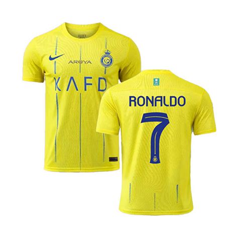 Al Nassr Home Ronaldo Kit 2023 24 Jersey Kit