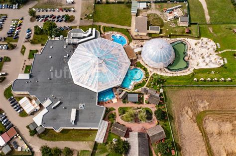 Luftaufnahme Bad Wilsnack Therme Und Schwimmbecken Am Freibad Der