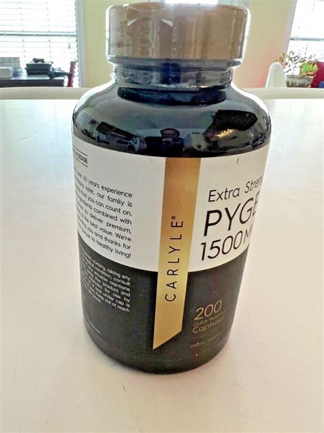 Carlyle Pygeum Africanum Bark Mg Capsules X Exp Ebay