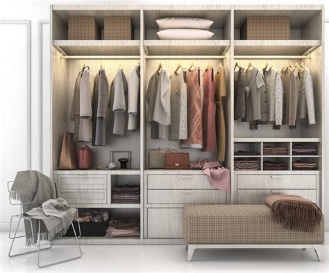 18 Desain Walk In Closet Minimalis Modern Yang Cantik Dan Aesthetic