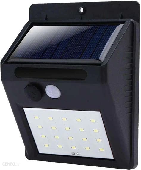 Lampa Solarna Led Zewn Trzna Halogen Z Czujnikiem Ruchu I Zmierzchu