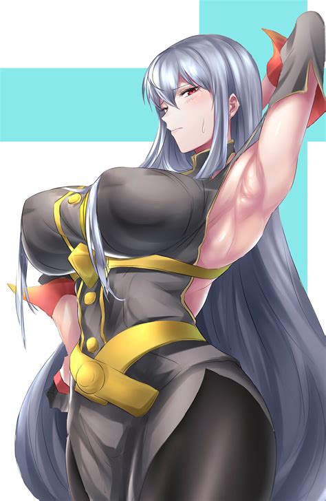 Selvaria Bles Senjou No Valkyria And 1 More Drawn By Hometa Danbooru