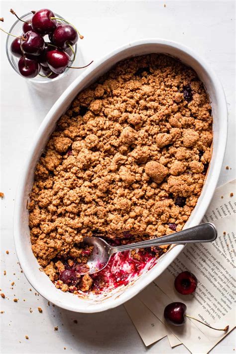 Gluten Free Cherry Crisp Cooking With Elo