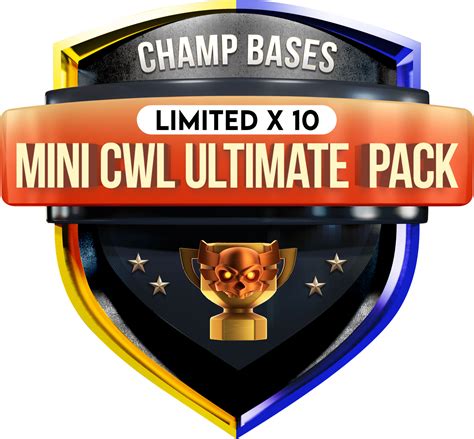 Mini CWL Ultimate TH16 Limited Pro Base Pack Buy Clash Of Clans Base