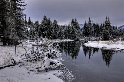 Fond d écran paysage forêt Lac eau la nature réflexion ciel