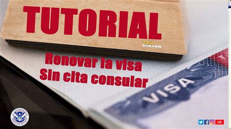 CÓMO CREAR EL PERFIL PARA RENOVAR LA VISA AMERICANA SIN CITA CONSULAR