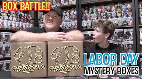 Fun Battle With Smeye World Labor Day Mystery Boxes Youtube