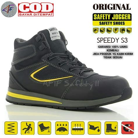 SEPATU SAFETY JOGGER SPEEDY S3 HRO SRC Sepatu Safety Jogger Sepatu