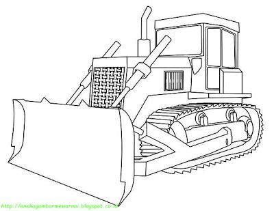 Mewarnai Gambar Excavator - 57+ Koleksi Gambar