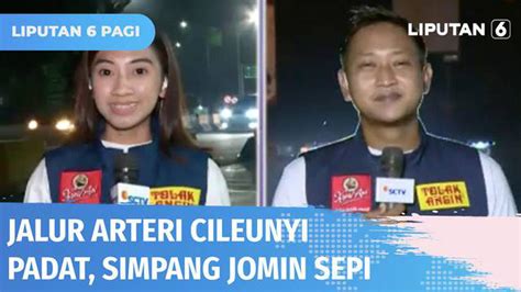 VIDEO Live Report Arus Lalu Lintas Di Jalur Arteri Cileunyi Padat