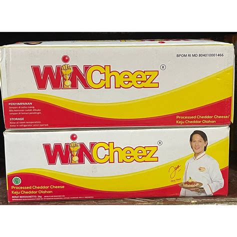 Jual Keju Wincheez Cheddar Cheese 2kg Keju Shopee Indonesia