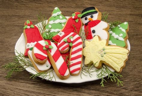 Christmas Cookies Decorated Stock Photo Image Of Cookie Colorful