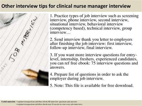 Top 10 Clinical Nurse Manager Interview Questions And Answers