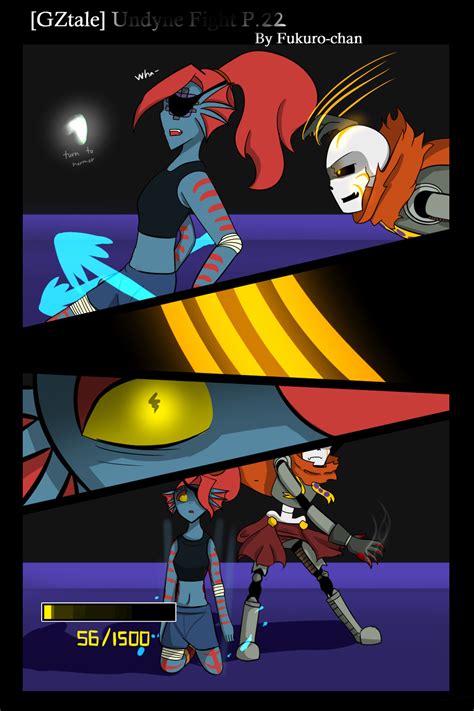 [GZtale] Undyne Fight p.22 [Fan Comic] by FukuroMami555 on DeviantArt