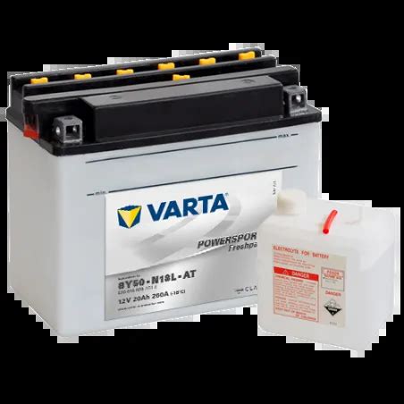 Varta 520016020 Motorradbatterie Varta 20Ah 12V